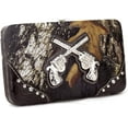 thumbnail image 5 of Western Handbag Camouflage Gun Pistol Pocket Camo Rhinestone Purse With Matching Wallet (COFFEE), 5 of 8
