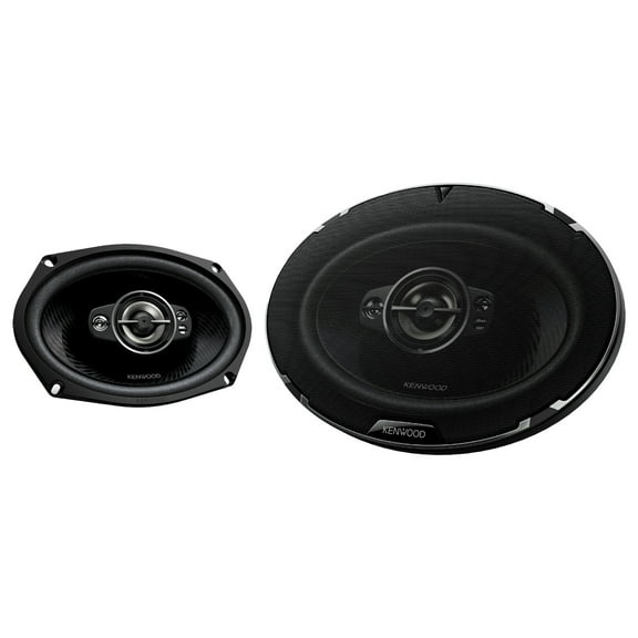 KENWOOD RS Series KFC-6998RS 6 x 9 Inch 720 Watt Max Power 5 Way Full Range Speakers Black, 2 Pack