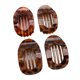 thumbnail image 1 of Pinzas Para El Cabello Planas De Plástico, Pinzas Para El Cabello Planas Exquisitas Curvas Para Cabello Fino Y Grueso, 1 of 7