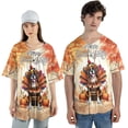 thumbnail image 4 of Happy Thanksgiving Boxer Turkey Costume Pumpkins Autumn Leaves All Over Print 3D Baseball Shirt Boxers Dog Lover Gifts Idea Softball Sport - 13014, 4 of 6