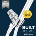 thumbnail image 2 of Soporte portátil para cabezal de ducha HammerHead Showers Chrome, 2 of 7