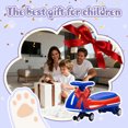 thumbnail image 2 of 2-in-1 Smart Design 12V Kids Electric Wiggle Car with LED Stream Lights, Flashing PU Wheels, Bluetooth Music, 5 MPH Speed, Triangular Stability Frame for Ages 3-8, 2 of 17
