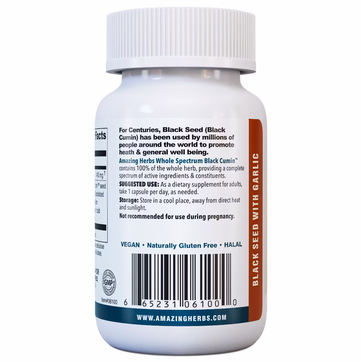Amazing Herb Theramune Black Seed & Garlic, 100 Ct