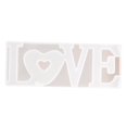 thumbnail image 2 of Molde de silicona con forma de corazón, molde de resina epoxi para manualidades. 21.5x8.3x2.3CM, 2 of 9