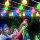 thumbnail image 4 of Linterna decorativa, lámpara de bola pequeña, linterna exterior, luz de caja de batería, linterna de decoración navideña, linterna LED, luz colorida ER, 4 of 5