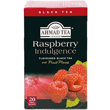 Ahmad Tea Company, Blk Rspbrry, Raspberry Indulgence, 120 Count (Pack Of 6)