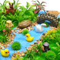 thumbnail image 5 of MOMOONNON 100 Piezas Árboles Modelo Plantas en Miniatura Árboles de Jardín de Hadas Modelo Paisaje Árboles de Juegos de Guerra Artificiales Modelo Ferrocarril Paisaje Diorama Suministros Paisaje Paisa, 5 of 5