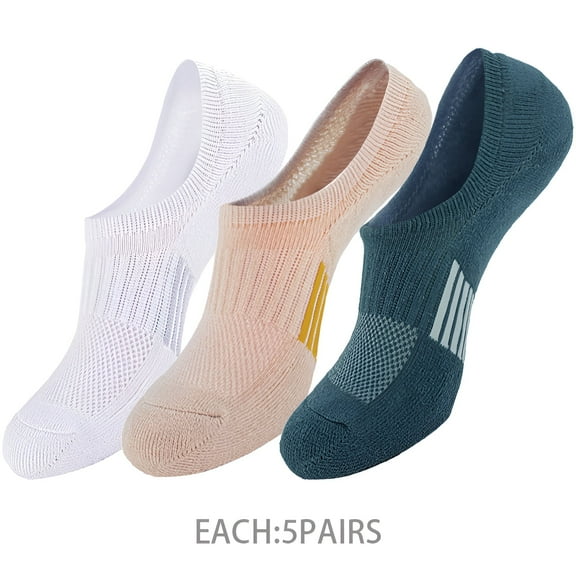 TELOLY 8Pairs Ankle Socks for Women,Cotton Womens No Show Socks Size 9-11,Low Cut Socks
