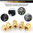 thumbnail image 5 of Injection Molding Threaded Heat Set Inserts, Metal Threads For Plastic 3D Printing, 330-Pack, 5 of 5