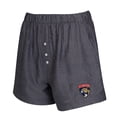thumbnail image 2 of Women's Concepts Sport  Charcoal Florida Panthers Two-Pack Boxer Shorts Set, 2 of 5