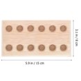 thumbnail image 2 of Wooden 12 Holes Pliers Organizer Practical Wood Pliers Holder Pliers Rack, 2 of 6