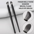 thumbnail image 3 of 3-in-1 Makeup Brush Set: Nose Shadow, Highlighter, Concealer Brush, Artificial Fiber for Precise Application, 3 of 8