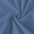 thumbnail image 3 of Duvet Cover with Zipper Closure 1-Piece Duvet Cover, Super King (116'' x 98'') Size with Corner Ties,100% Egyptian Cotton 800 Thread Count, Ultra Soft and Easy Care - (Medium Blue Solid), 3 of 5