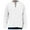 White, variant on Fesfesfes 2022 Solid Color Wide Loose V-neck Long-sleeved Cotton And Linen T-shirt For Men On Sale