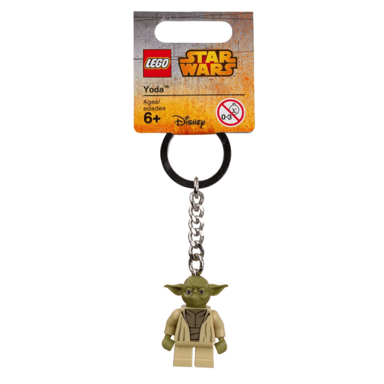 LEGO Star Wars Set Yoda Keychain, Authentic Minifigure