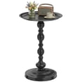 thumbnail image 1 of Outsunny Table de Patio Rond de 15,4 Pouces, Table d'Appoint Vintage pour l'Extérieur, Noir, 1 of 10
