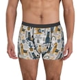 thumbnail image 1 of Balery Llama and Cactus1 Calzoncillos bóxer para hombre, ropa interior de algodón suave y transpirable con cinturilla de nailon-XX-Large, 1 of 5