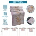 thumbnail image 6 of Coastal Beach Table Runner 72 Inches, Summer Ocean Sea Starfish Pink Wooden Grain Bed Runner Dresser Scarves Tabletop for Indoor Outdoor Parties/Ceremony/Banquet, 16" x 72", 6 of 9