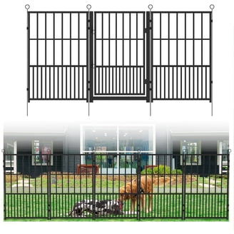 DIYEAH Iron Fence Finials with Artistic European Design Weldable Metal Post Caps for Garden and Outdoor Pat