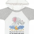 thumbnail image 4 of Inktastic My Great Aunt Loves Me to the Moon and Back Boys or Girls Baby Bodysuit, 4 of 5
