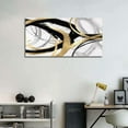 thumbnail image 4 of CDDposter Gold Wall Decor - Black Canvas Wall Art for Living Room- Large Line Artwork - 20" x 40" Oil Painting Abstract Pictures for Bedroom Kitchen Home Office, 4 of 7