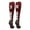 #38, variant on Player Id Number Socks Over the Calf Maroon White (#44, Large)