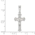 thumbnail image 2 of Sterling Silver Polished Crucifix Pendant, 2 of 2