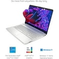 thumbnail image 3 of HP 15.6" Touchscreen Laptop, 11th Generation Intel Core i5-1135G7 (4-Core, up to 4.2 GHz, Beat i7-10710U), 12GB DDR4 RAM, 256GB SSD, WiFi, Bluetooth, Webcam, Windows 11, Silver, Cefesfy, 3 of 6