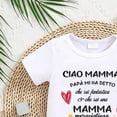 thumbnail image 5 of Caqnni Baby 12-18 Months One-Piece Romper Childrens Bodysuit Newborn Printed Short Sleeved Romper Comfortable A26-Wine, 5 of 6