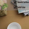 thumbnail image 2 of Heavy Weight Cotton Linen Tablecloth Lace Round Table Cloth for Kitchen Dining Room Tabletop Decoration, 70" - Round, Brown, 2 of 6