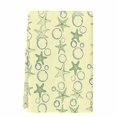 thumbnail image 2 of Yellow Green Coastal Kitchen Towels Set of 1, Starfish Nautical Ocean Sea Wooden Absorbent Dish Towels for Kitchen, Microfiber Hand Towel, Quick Drying Tea Towel for Cleaning Decorative Dishcloths, 2 of 7