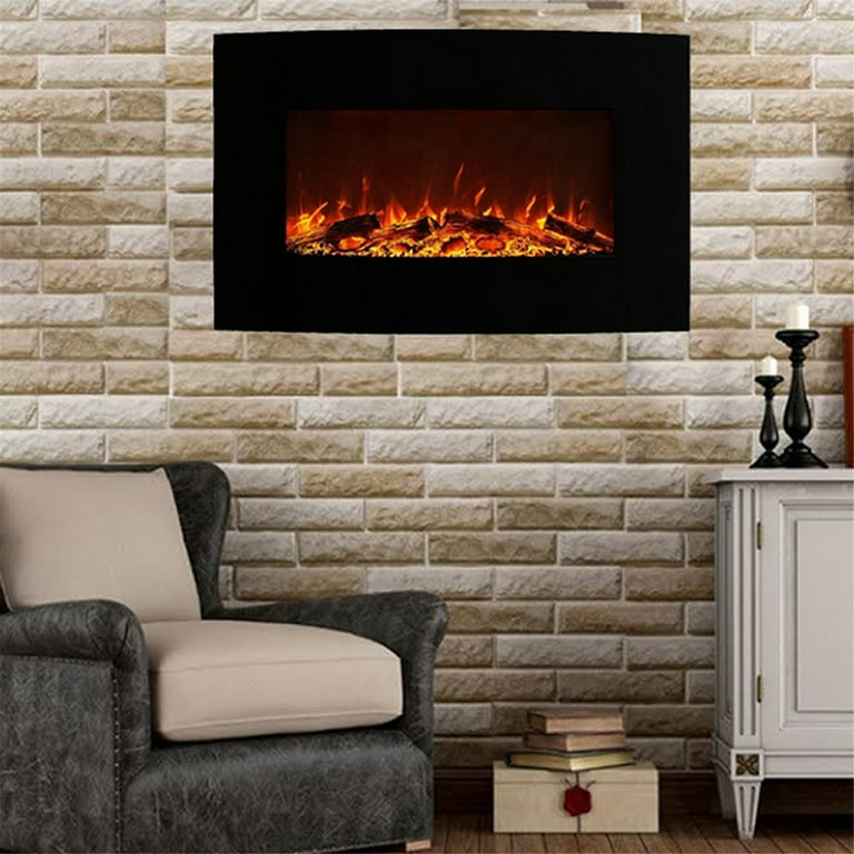 Moda Flame Chelsea 35-inch Log Ventless Heater Electric Wall Mounted  Fireplace Better than Wood Fireplaces, Gas Logs, Fireplace Inserts, Log  Sets, Gas Fireplaces, Space Heaters, Propane - Walmart.com