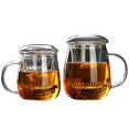 thumbnail image 1 of 2 uds taza de té con filtro de tapa, tazas de café juego de té tazas taza de bebida de cerveza estilo chino-380ml y 550ml, 1 of 5