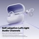 thumbnail image 5 of Auriculares inalámbricos de oído abierto SoundPEATS POP Clip Purple, 5 of 9