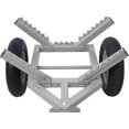 thumbnail image 6 of Historyli Dolly with Load Binder & Chain, Heavy Duty Steel ATV Skidding Arch Holder Mover Dollies, 440 Pound Capacity, Outdoor Tools,Grey, 6 of 6