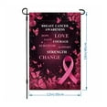 thumbnail image 3 of Fasiaou Breast Cancer Awareness Garden Flag Polyester Outdoor Decorative Ribbon Flag for Yard Lawn Porch Display Support Solidarity Fundraiser Event, 3 of 6