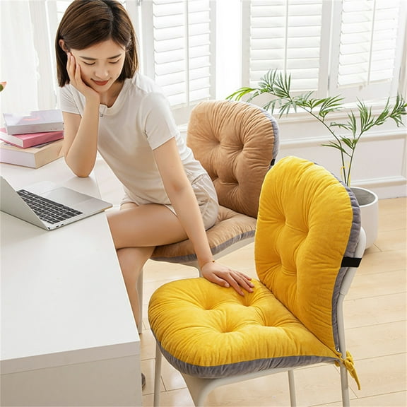 Seat Cushion, Integrated Winter Office Chair, Dining Chair, Butt Pad, Memory Foam, Lumbar Support, Ergonomic Design, Comfortable, for HomeOffice, Back Pain Relief, Seat Protector Simple Operation