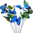 thumbnail image 3 of 24 Pieces Garden Butterflies Colorful Garden Dragonflies on Sticks for Plant Decoration, Garden Yard, Cisea Garden Decoration, 3 of 5