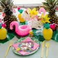 thumbnail image 3 of 60Pieces Flamingo Disposable Beverage Colorful Flowers Summer Party Napkins, 3 of 4