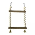 thumbnail image 1 of Jaula para loros Strade Fareast Limited 4 piezas con juguetes colgantes y Percha de madera, 1 of 8