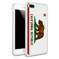 thumbnail image 1 of California Republic Flag Protective Slim Hybrid Rubber Bumper Case for Apple iPhone 7+ Plus, 1 of 1