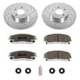 thumbnail image 3 of PowerStop Front Z26 Street Warrior Carbon-Fiber Ceramic Brake Pad and Drilled and Slotted Rotor Kit Fits: CHRYSLER DODGE Select Models K1714-26, 3 of 9