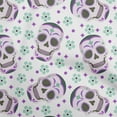 thumbnail image 1 of oneOone Cotton Poplin Twill White Fabric Skull Sewing Craft Projects Fabric Prints By Yard 56 Inch Wide-aA, 1 of 5