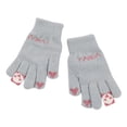 thumbnail image 1 of Guardurnaity Calentador de manos, ropa de invierno transpirable a prueba de viento, guantes cálidos de lana, cubierta de muñeca de varios colores, guantes y mitones Gris, 1 of 6