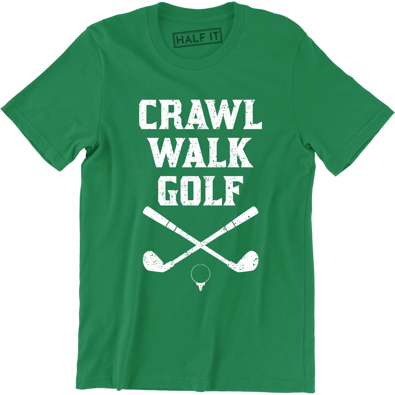 Crawl Walk Golf - Golfing Masters Clubhouse Swing Men's T-Shirt ...