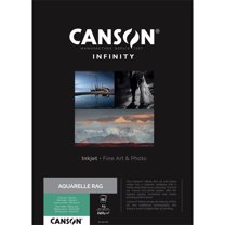 Canson Infinity ARCHES Aquarelle Rag Textured Pure White Matte Inkjet Paper, 310gsm, 11x17", 25 Sheets
