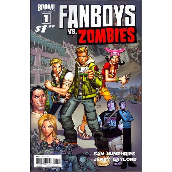 Fanboys Vs. Zombies #1A VF ; Boom! Comic Book