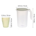 thumbnail image 4 of Soporte para cerveza Jarra de agua de gran capacidad Tetera de vidrio Tapa de jarra de plástico Taza medidora Jugo frío, 4 of 6