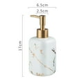 thumbnail image 2 of Marble Pattern Soap Dispenser Lotion Bottle 300ml for Bathroom Home Kitchen Countertop, 2 of 7