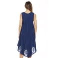 thumbnail image 3 of Riviera Sun Dress / Dresses for Women (Denim / White, 1X), 3 of 3